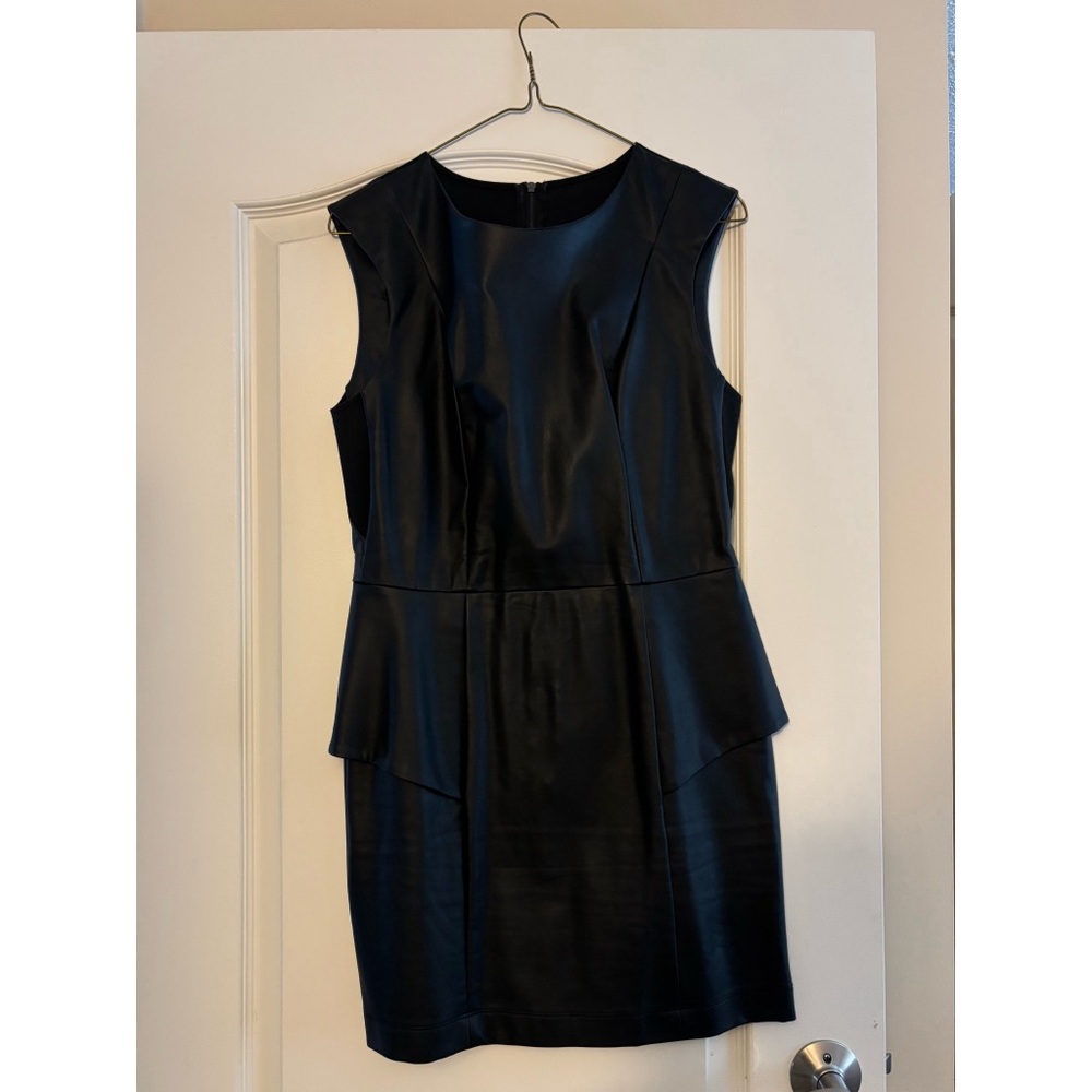 BCBGeneration Black Peplum Mini Dress